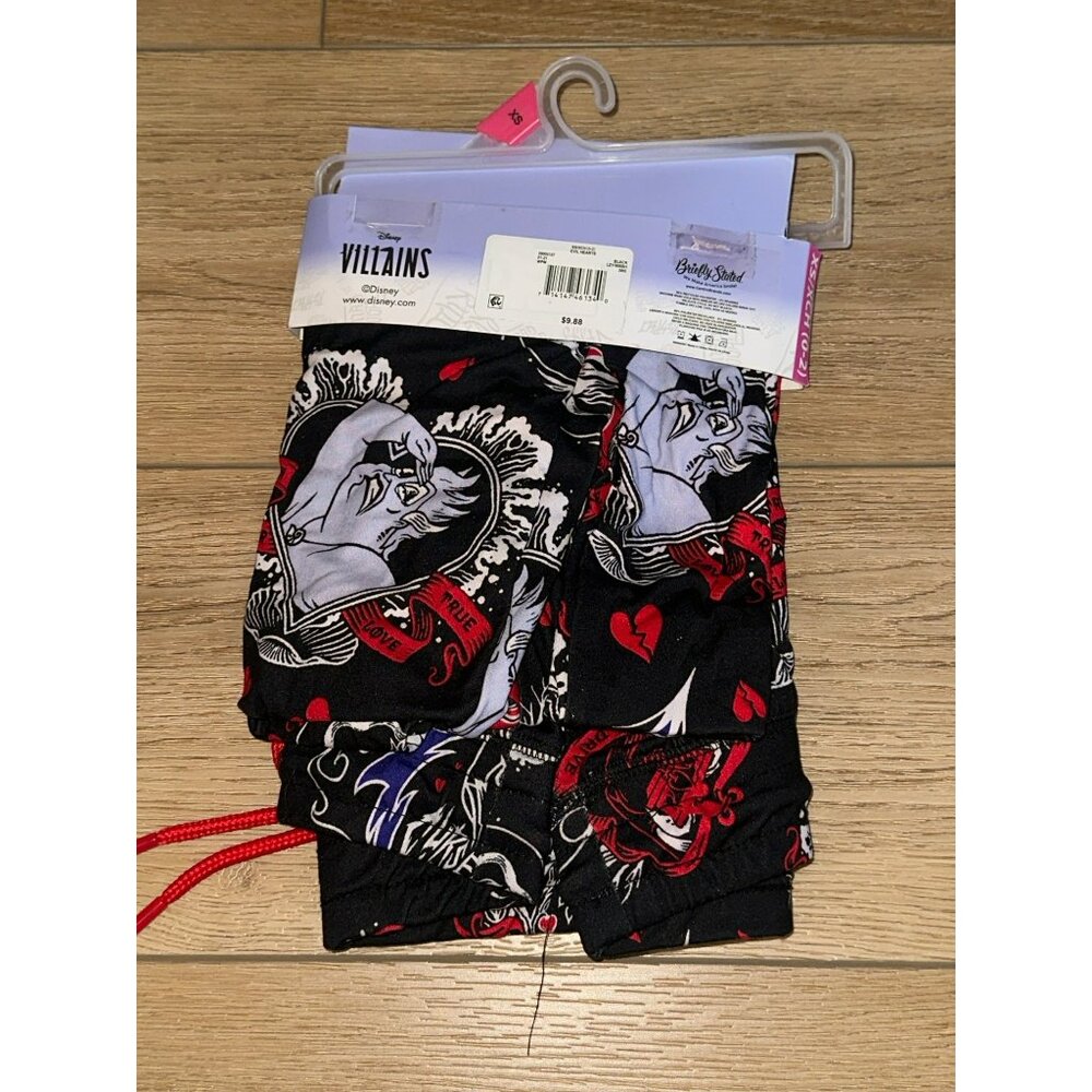 NEW Disney Villains Ursula Evil‎ Hearts Women’s Jogger Sleep Pants XS (0-2) - Picture 4 of 4